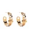 Versace Boucles D'oreilles à Maillons Et Appliqué Medusa Femme