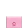Versace Portefeuille à Plaque Medusa 1P65V BABYPINK ORO VERSACE