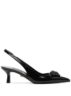 Versace Escarpins La Medusa à Bride Arrière Femme