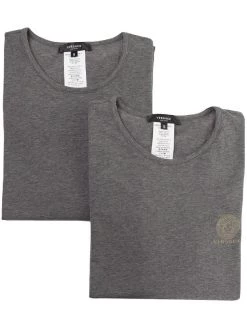Versace A1738 GREY GREY Lot De Deux T-shirts Medusa Homme