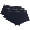 Versace Lot De Trois Boxers à Logo A9A3 NAVY/ NAVY/ NAVY