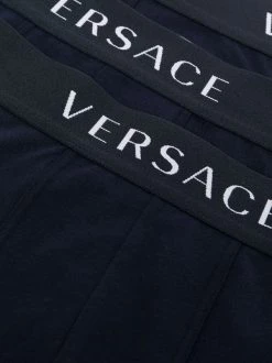 Versace Lot De Trois Boxers à Logo A9A3 NAVY/ NAVY/ NAVY -Pas Cher Versace Boutique 16356989 31525058 600