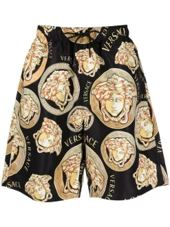 Versace Short De Bain à Imprimés Multiples Homme