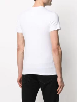 Versace Lot De Deux T-shirts à Col Rond A94Z BIANCO-BIANCO -Pas Cher Versace Boutique 16357916 31429499 600