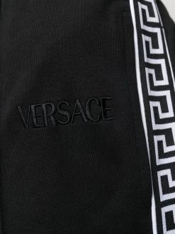 Versace Pantalon De Jogging à Logo Brodé Homme -Pas Cher Versace Boutique 16357998 31528402 600