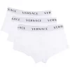 Versace Lot De Trois Boxers à Bande Logo Homme