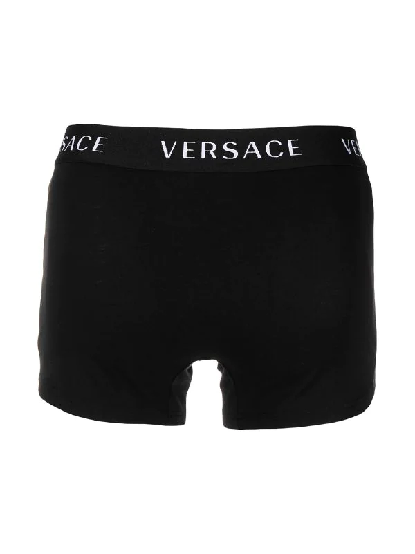 Versace Lot De Trois Boxers à Bande Logo Homme 3 Versace Lot De Trois Boxers à Bande Logo Homme – Image 3