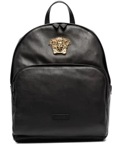 Versace 1B00V NERO/ORO Sac à Dos à Plaque Medusa Homme