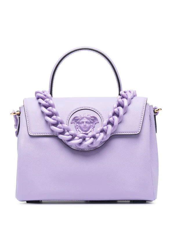 Versace 1L59V PURPLE Sac Cabas La Medusa Médium Femme 1 Versace 1L59V PURPLE Sac Cabas La Medusa Médium Femme