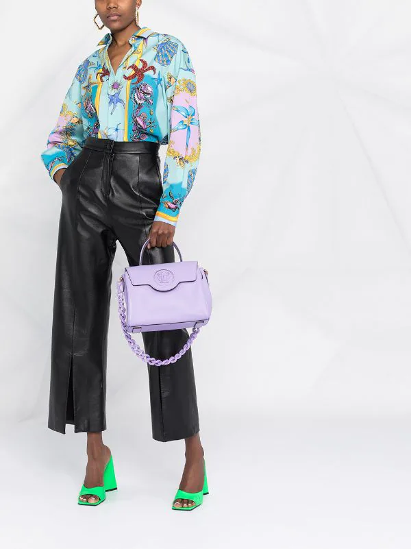 Versace 1L59V PURPLE Sac Cabas La Medusa Médium Femme 2 Versace 1L59V PURPLE Sac Cabas La Medusa Médium Femme – Image 2