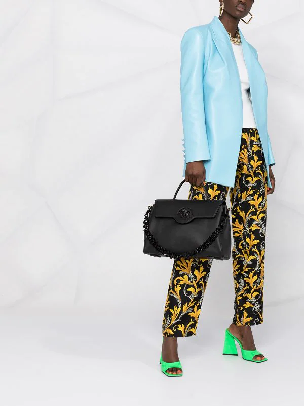 Versace Grand Sac à Main La Medusa K41NV BLACK 2 Versace Grand Sac à Main La Medusa K41NV BLACK – Image 2