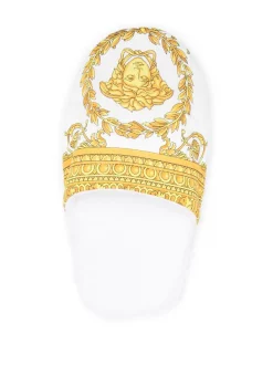 Versace Chaussons à Imprimé Cœur Z4001 BIANCO -Pas Cher Versace Boutique 16394200 31597782 600