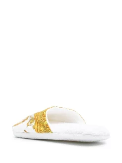 Versace Chaussons à Imprimé Cœur Z4001 BIANCO -Pas Cher Versace Boutique 16394200 31598018 600