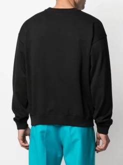 Versace A1008 BLACK Sweat à Broderies Medusa Homme -Pas Cher Versace Boutique 16426433 32254449 600