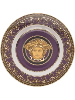 Versace PURPLE Assiette Medusa Marine (18 Cm) Femme