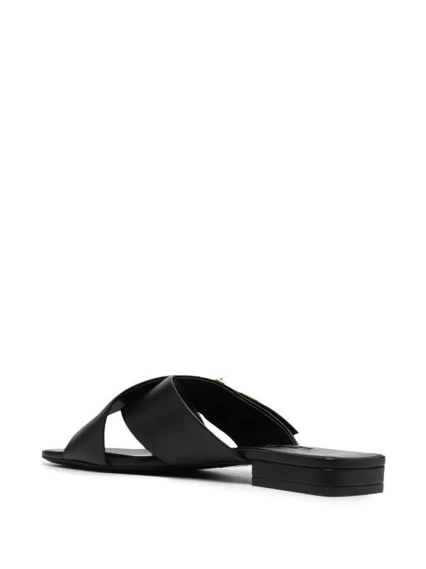 Versace Sandales Virtus KVO41 NERO ORO VERSACE 3 Versace Sandales Virtus KVO41 NERO ORO VERSACE – Image 3