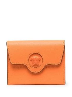 Versace 1O24V Tangerine Oro Versace Portefeuille Medusa En Cuir Femme