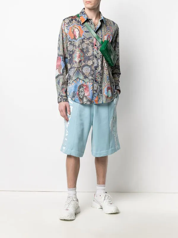 Versace 1V190 LIGHT BLUE Short De Jogging à Motif Medusa Homme 2 Versace 1V190 LIGHT BLUE Short De Jogging à Motif Medusa Homme – Image 2