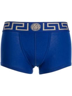 Versace Boxer à Bande Greca Homme