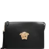 Versace Pochette à Plaque Medusa 1B00V NERO/ORO
