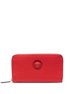 Versace Portefeuille Zippé Medusa Head Femme