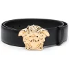 Versace D410H BLACK Ceinture à Boucle Medusa Homme