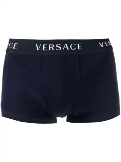 Versace Boxer à Ceinture à Logo Homme