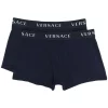 Versace Lot De Deux Boxers à Taille à Logo A98F BLU NAVY/ BLU NAVY