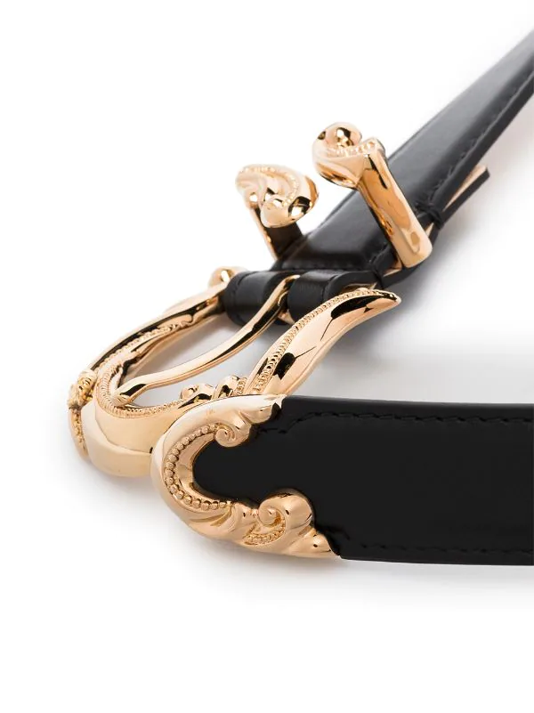 ( Access Edit ) Versace Ceinture Barocco à Boucle Structurée KVO41 2 ( Access Edit ) Versace Ceinture Barocco à Boucle Structurée KVO41 – Image 2