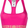 Versace Brassière De Sport Greek Key 1P580 FUCHSIA