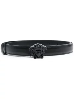 Versace Ceinture La Medusa En Cuir Femme