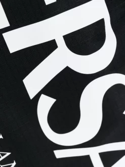 Versace 1B000 NERO Short De Bain à Logo Imprimé Homme -Pas Cher Versace Boutique 16623589 32463648 600