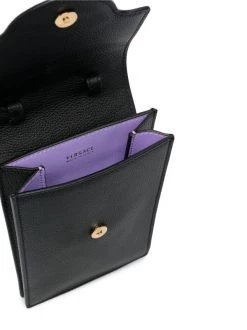 Versace K41NV BLACK Pochette Pour Smartphone La Medusa Femme -Pas Cher Versace Boutique 16652553 32599146 600