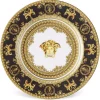 Versace MULTICOLOR Assiette Baroque Nero (18 Cm) Femme