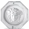 Versace Cendrier Medusa En Cristal Transparent
