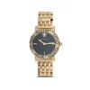 Versace GOLD-TONE Montre U3-Greca Glass 32 Mm Femme