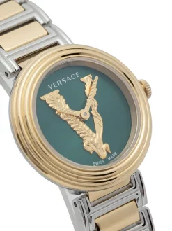 Versace SS YELLOW GOLD TONE Montre T3-Mini Virtus 28 Mm Femme -Pas Cher Versace Boutique 16699379 33994614 600