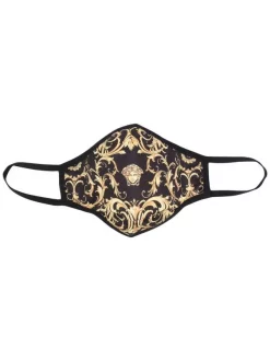 Versace Masque à Imprimé Barocco Femme