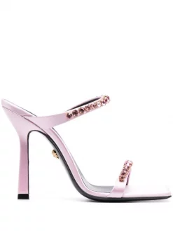 Versace Sandales à Bout Carré Femme