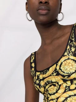 ( Positively Conscious ) Versace Haut De Bikini à Imprimé Baroque A7900 F.DONERO.STAMPA.ORO -Pas Cher Versace Boutique 16735038 33069265 600