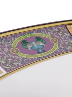 Versace BAROCCO MOSAIC PIATTO OVALE 38 Cm Assiette Barocco Mosaic à Design Ovale Femme -Pas Cher Versace Boutique 16755963 33011869 600