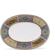 Versace BAROCCO MOSAIC PIATTO OVALE 38 Cm Assiette Barocco Mosaic à Design Ovale Femme