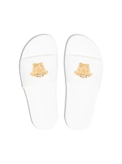 Versace Claquettes à Plaque Medusa Head Femme -Pas Cher Versace Boutique 16761060 33748586 600