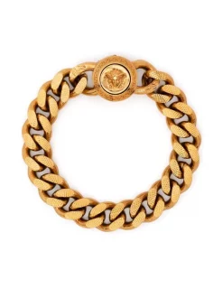 Versace Bracelet Medusa En Maille Gourmette Homme