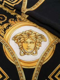 Versace Foulard à Motif Medusa Head 5B000 BLACK GOLD -Pas Cher Versace Boutique 16805912 33365383 600