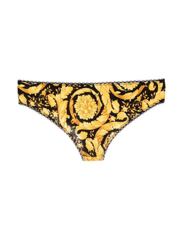 ( Positively Conscious ) Versace Culotte à Motif Barocco Femme 2 ( Positively Conscious ) Versace Culotte à Motif Barocco Femme – Image 2