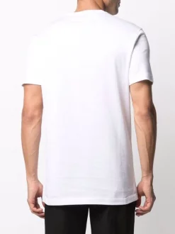 Versace 1W000 OPTICAL WHITE T-shirt Medusa à Ornements De Cristal Homme -Pas Cher Versace Boutique 16805935 33576193 600