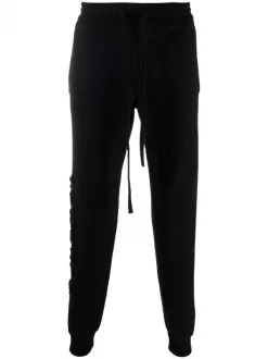 Versace A1008 BLACK Pantalon De Jogging à Logo Homme