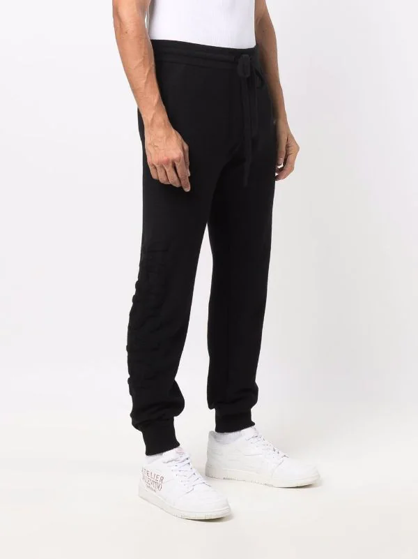 Versace A1008 BLACK Pantalon De Jogging à Logo Homme 3 Versace A1008 BLACK Pantalon De Jogging à Logo Homme – Image 3