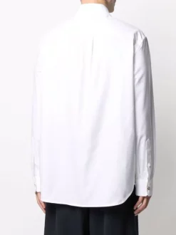 Versace 1W000 OPTICAL WHITE Chemise Medusa à Boutonnière Homme -Pas Cher Versace Boutique 16805959 33386148 600